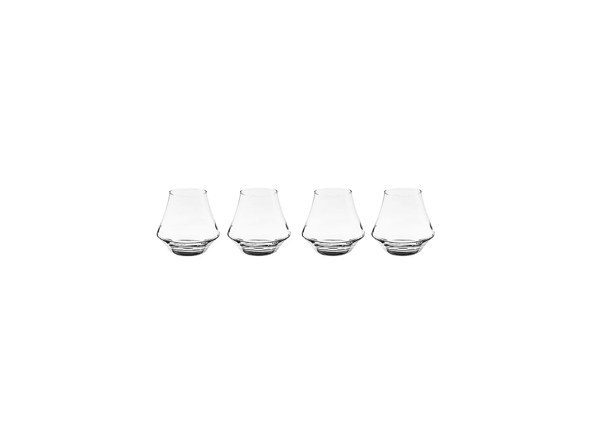 Lot de 4 Verres à Whisky "Arome" 29cl Transparent