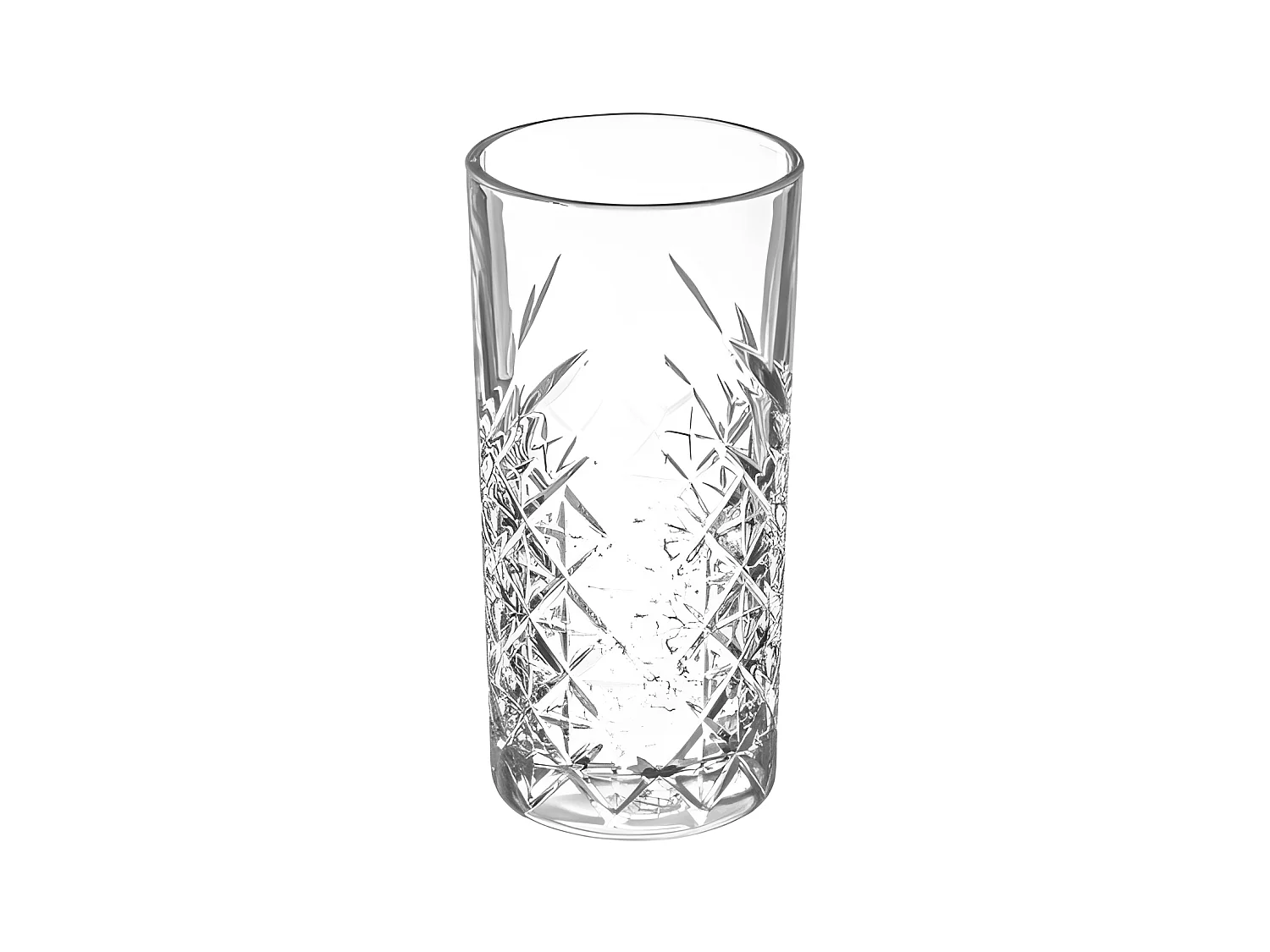 Lot de 4 Verres à Whisky "Timeless" 45cl Transparent