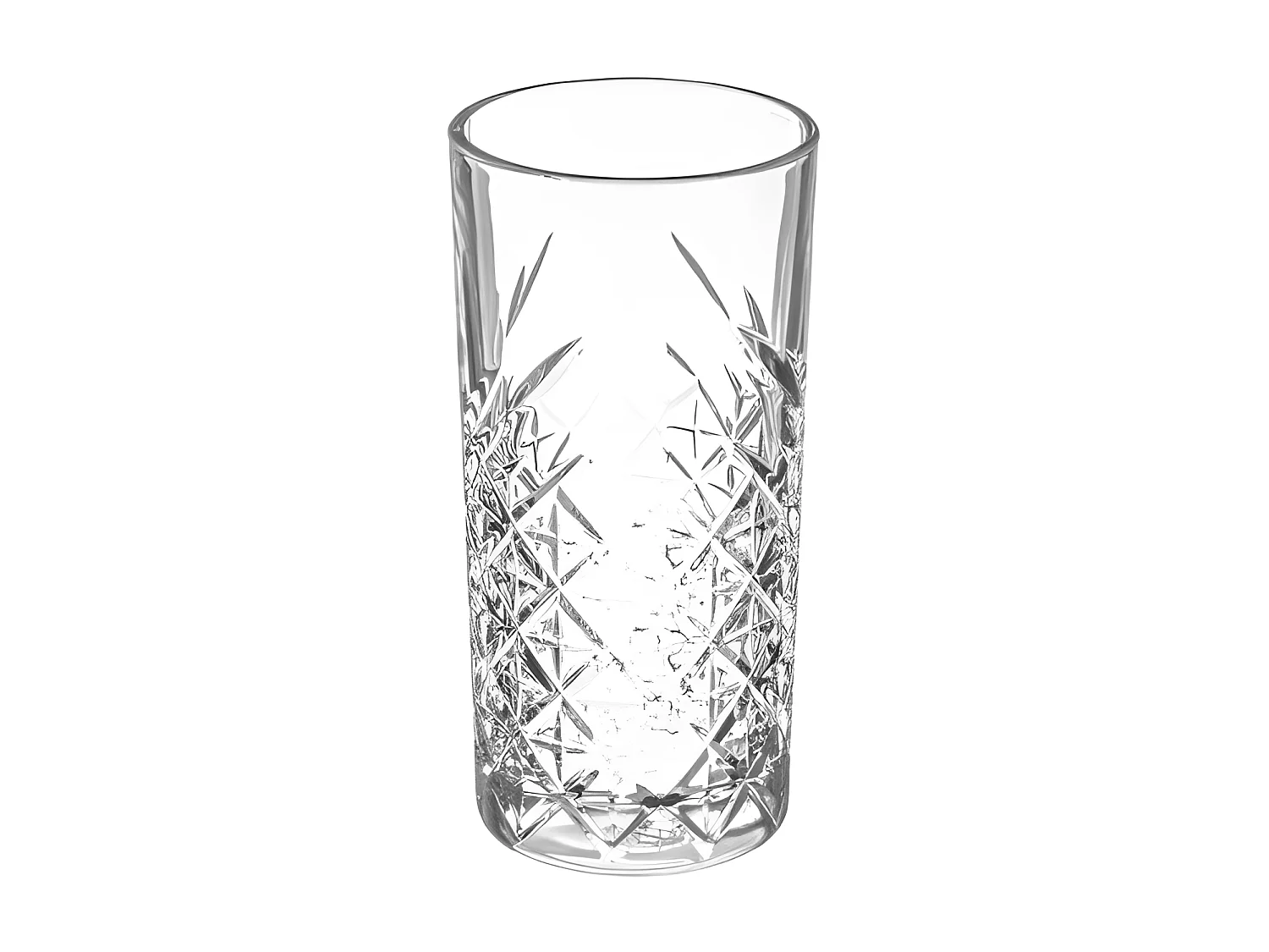 Lot de 4 Verres à Whisky "Timeless" 45cl Transparent