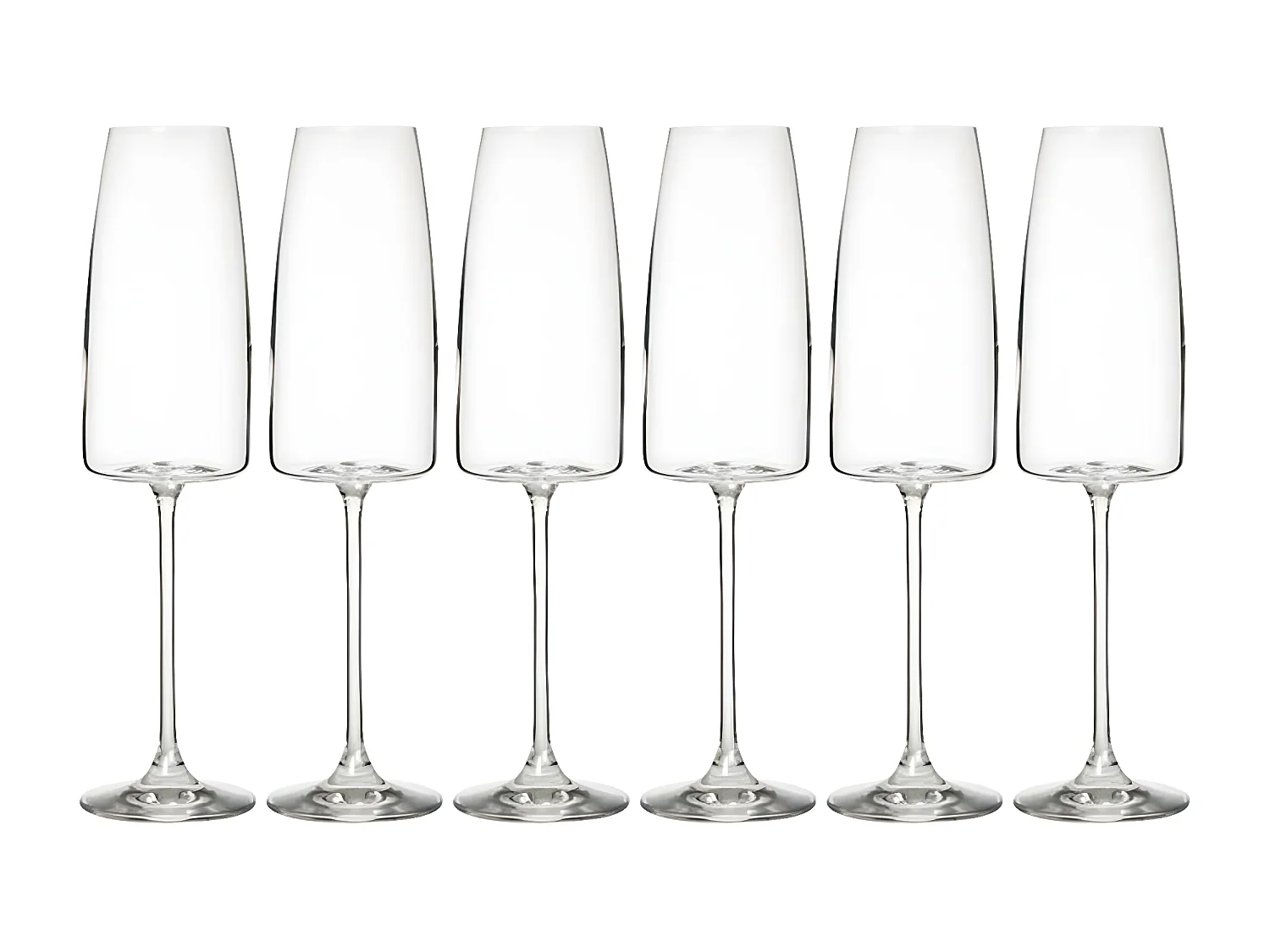 Lot de 6 Flûtes à Champagne "Angara" 34cl Transparent