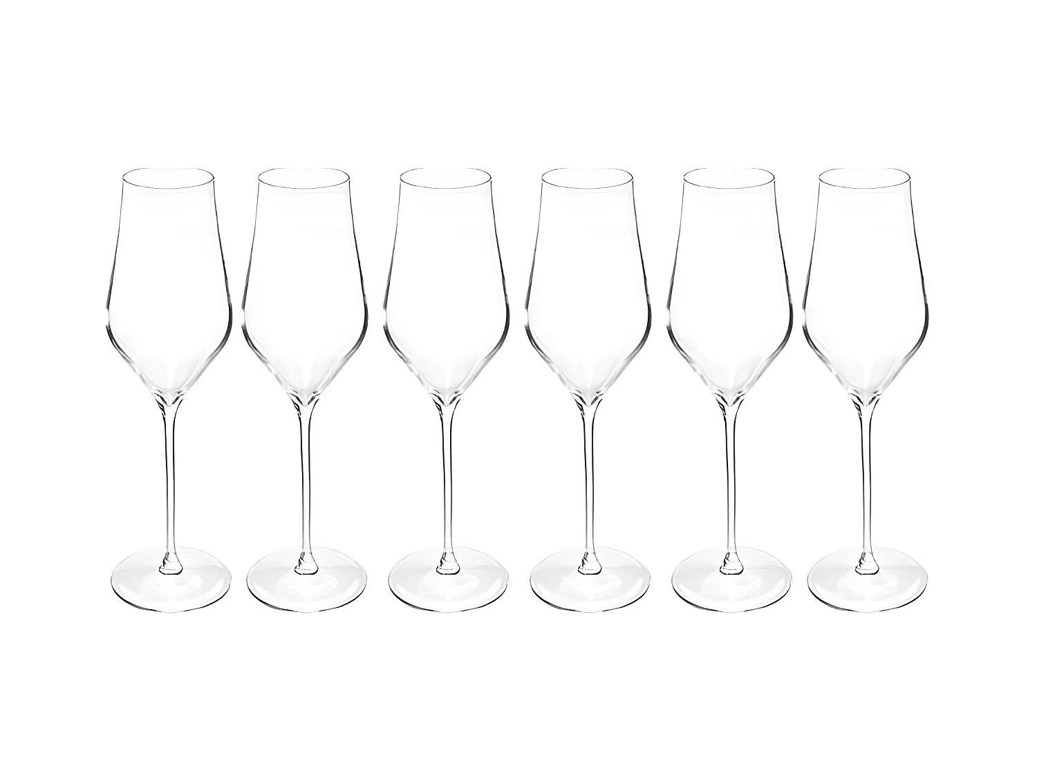 Lot de 6 Flûtes à Champagne "Douro" 31cl Transparent