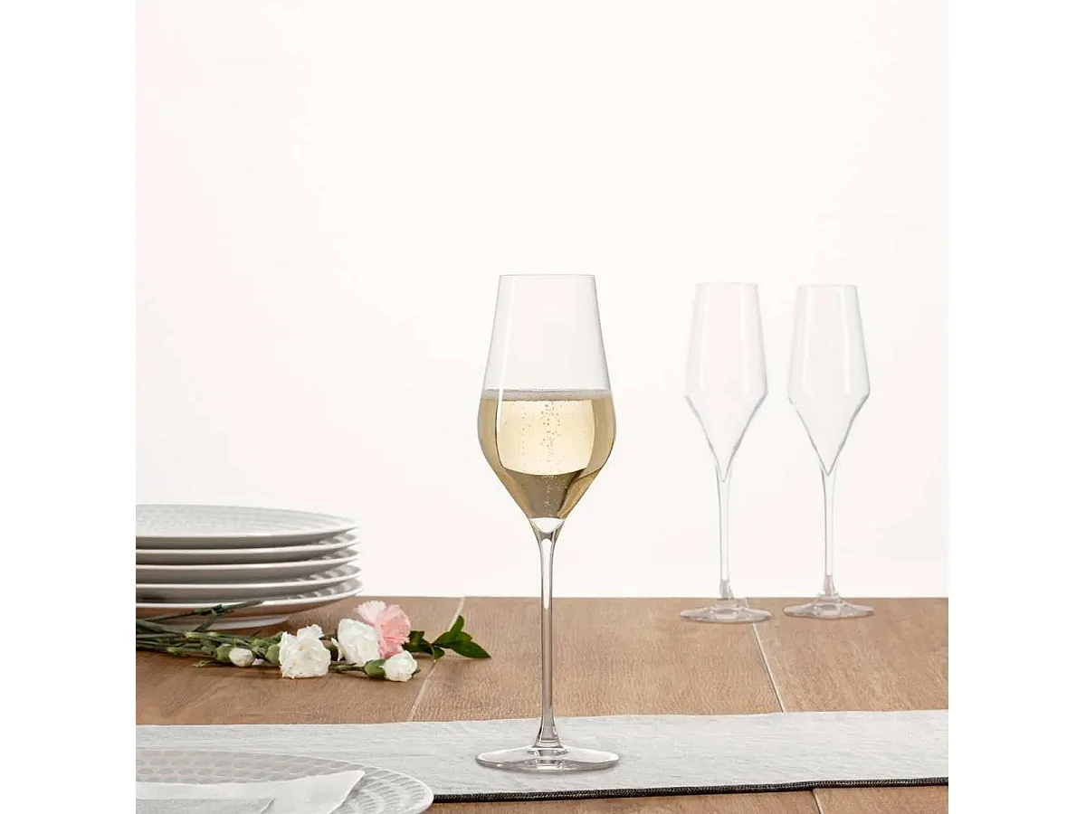 Lot de 6 Flûtes à Champagne "Douro" 31cl Transparent