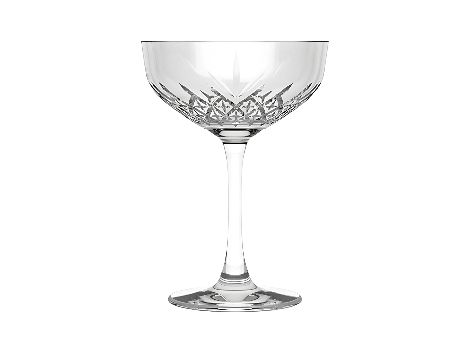 Lot de 4 Coupes de Champagne "Timeless" 25cl Transparent