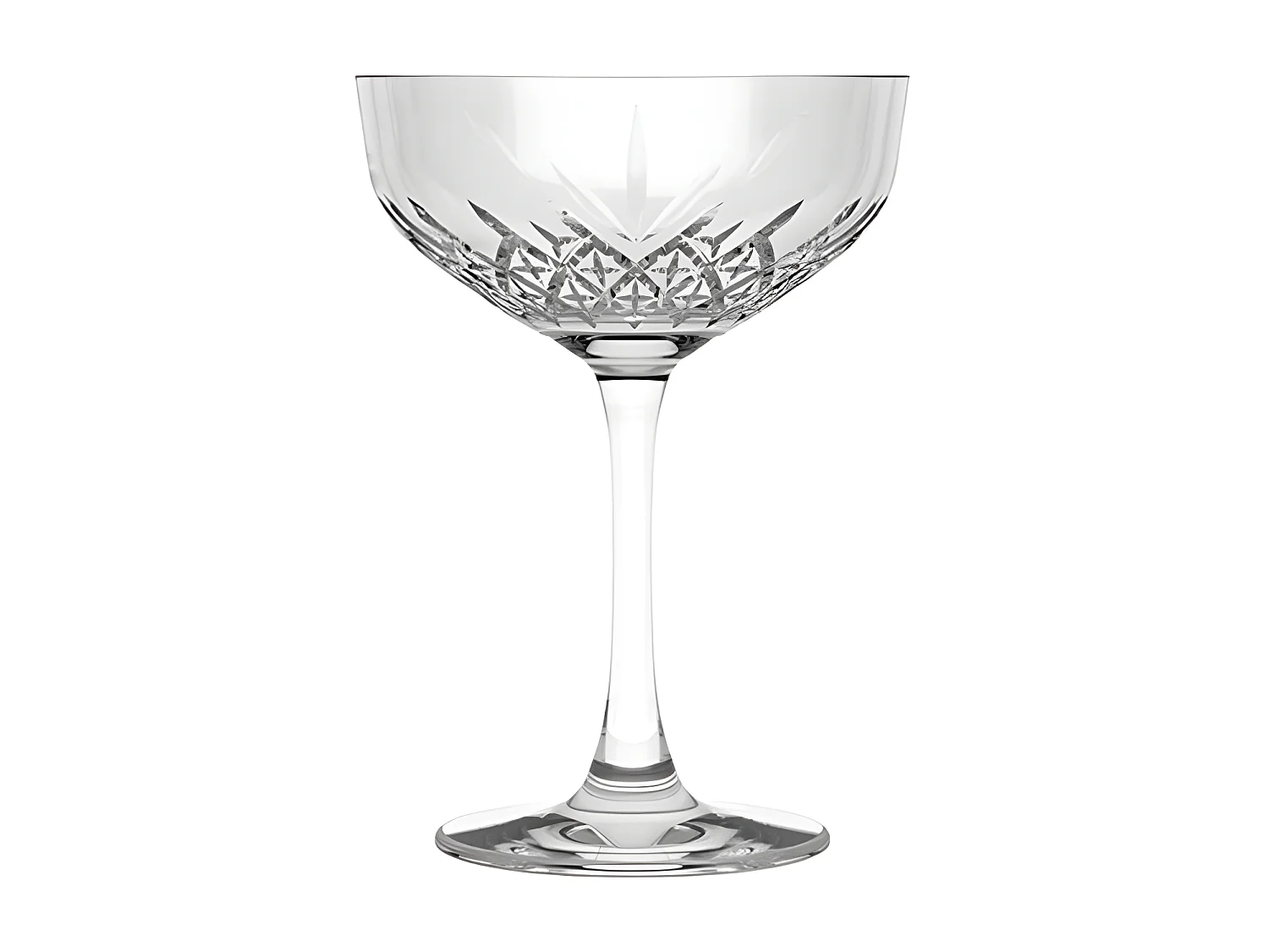 Lot de 4 Coupes de Champagne "Timeless" 25cl Transparent