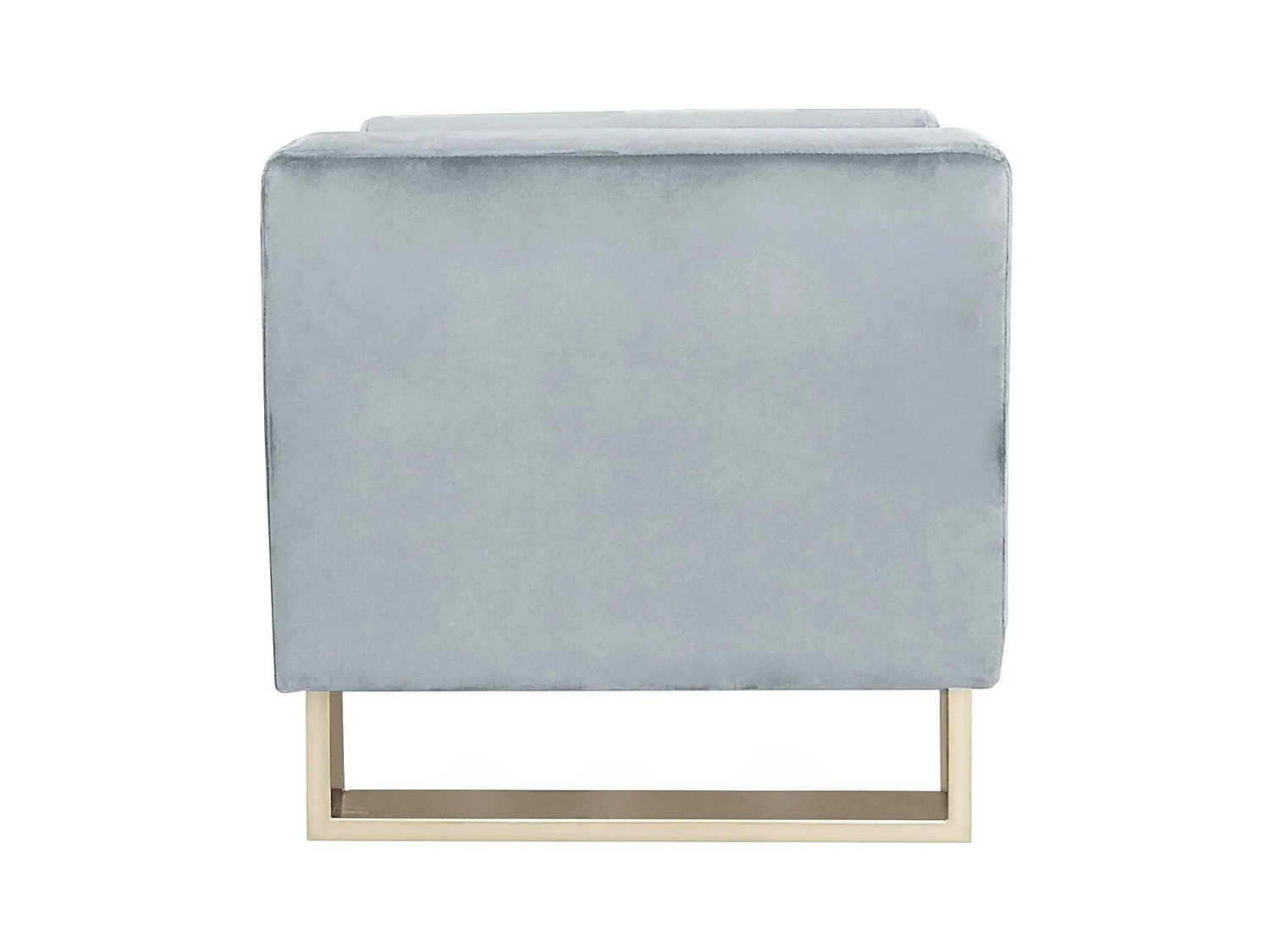 Banquette Capitonnée Velours "Qena" 160cm Argent