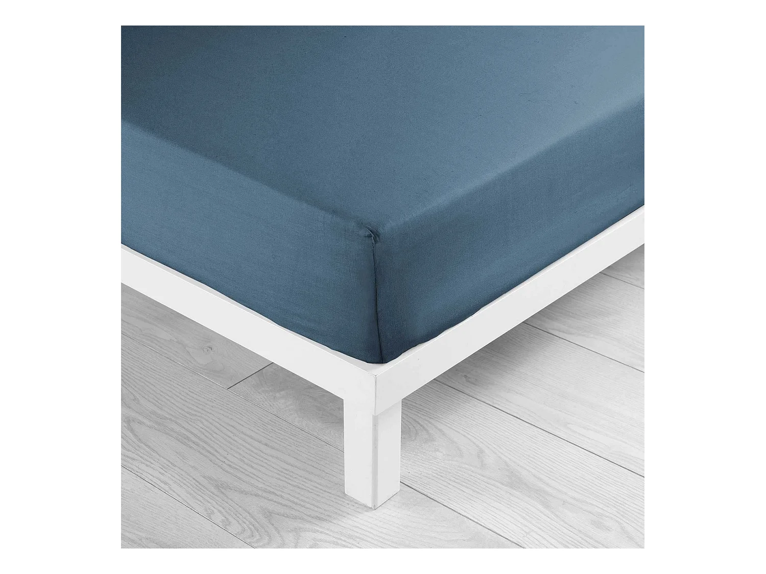 Drap Housse Microfibre "Oscar" 90x190cm Bleu