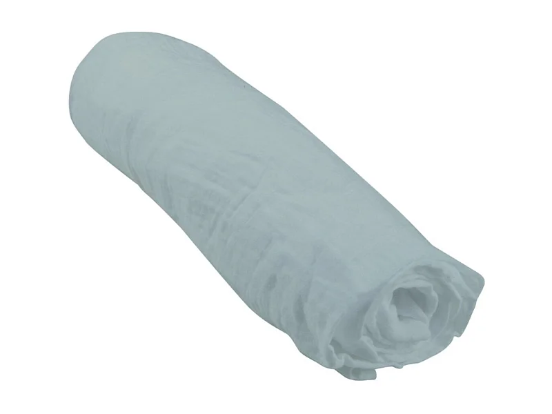 Drap Housse Bébé "Extensible" 60x120cm Vert Céladon