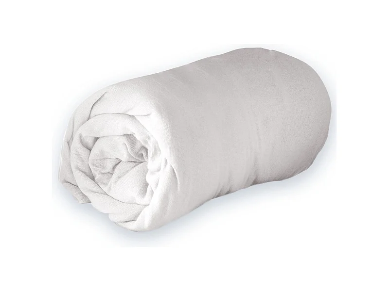 Drap Housse "Jersy" 90x190cm Blanc