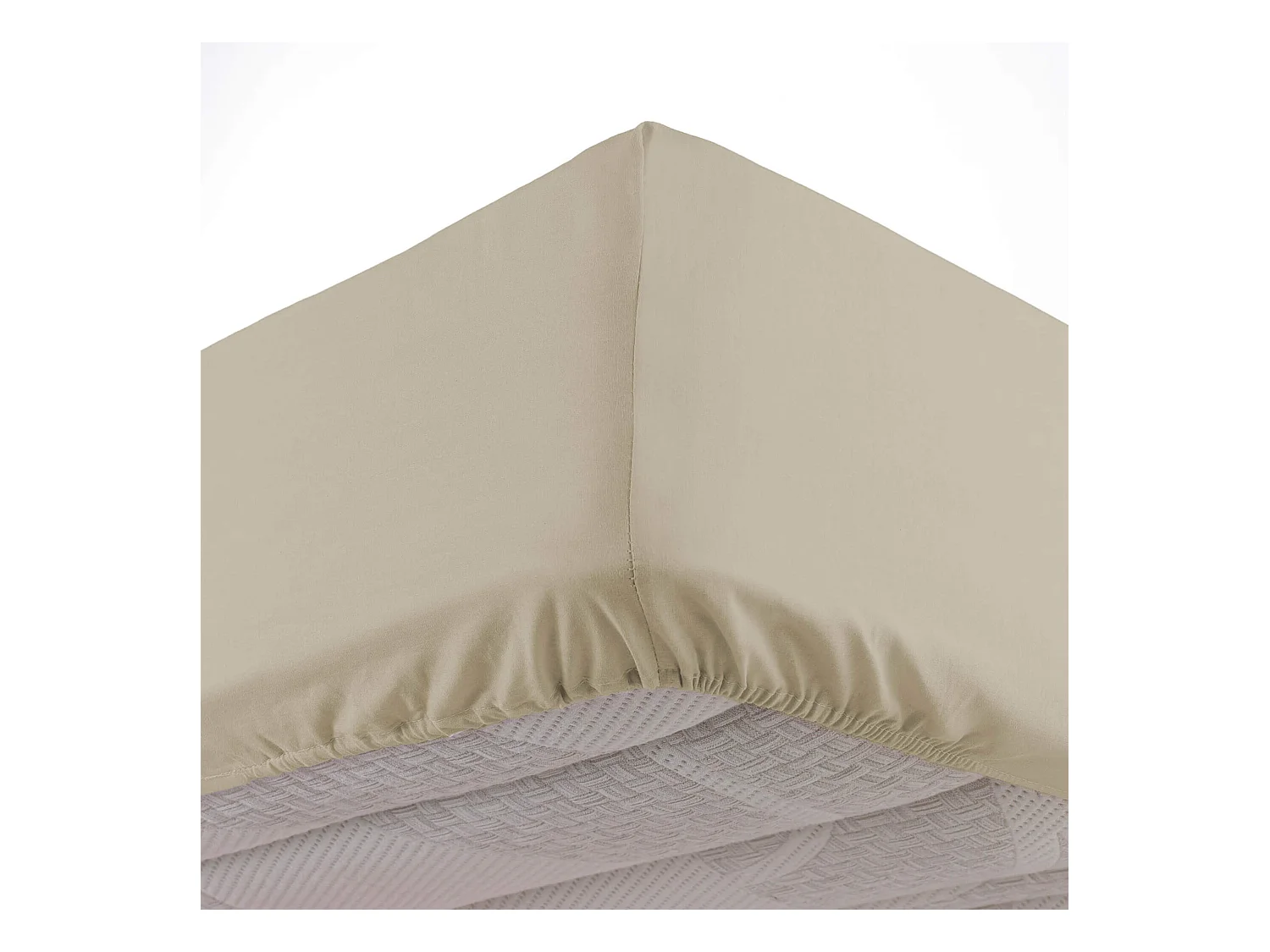 Drap Housse en Coton "Linette" 140x190cm Lin