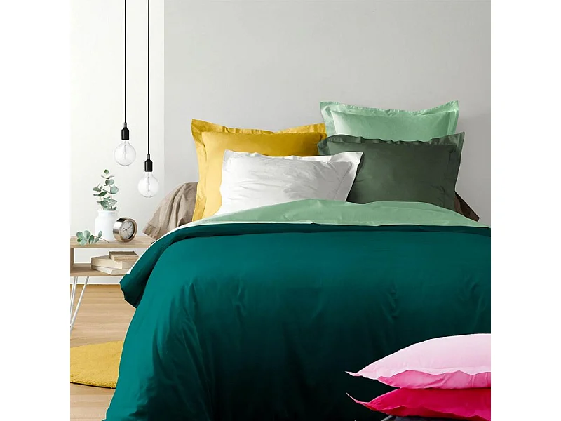 Drap Housse "Lina" 180x200cm Gris Galet