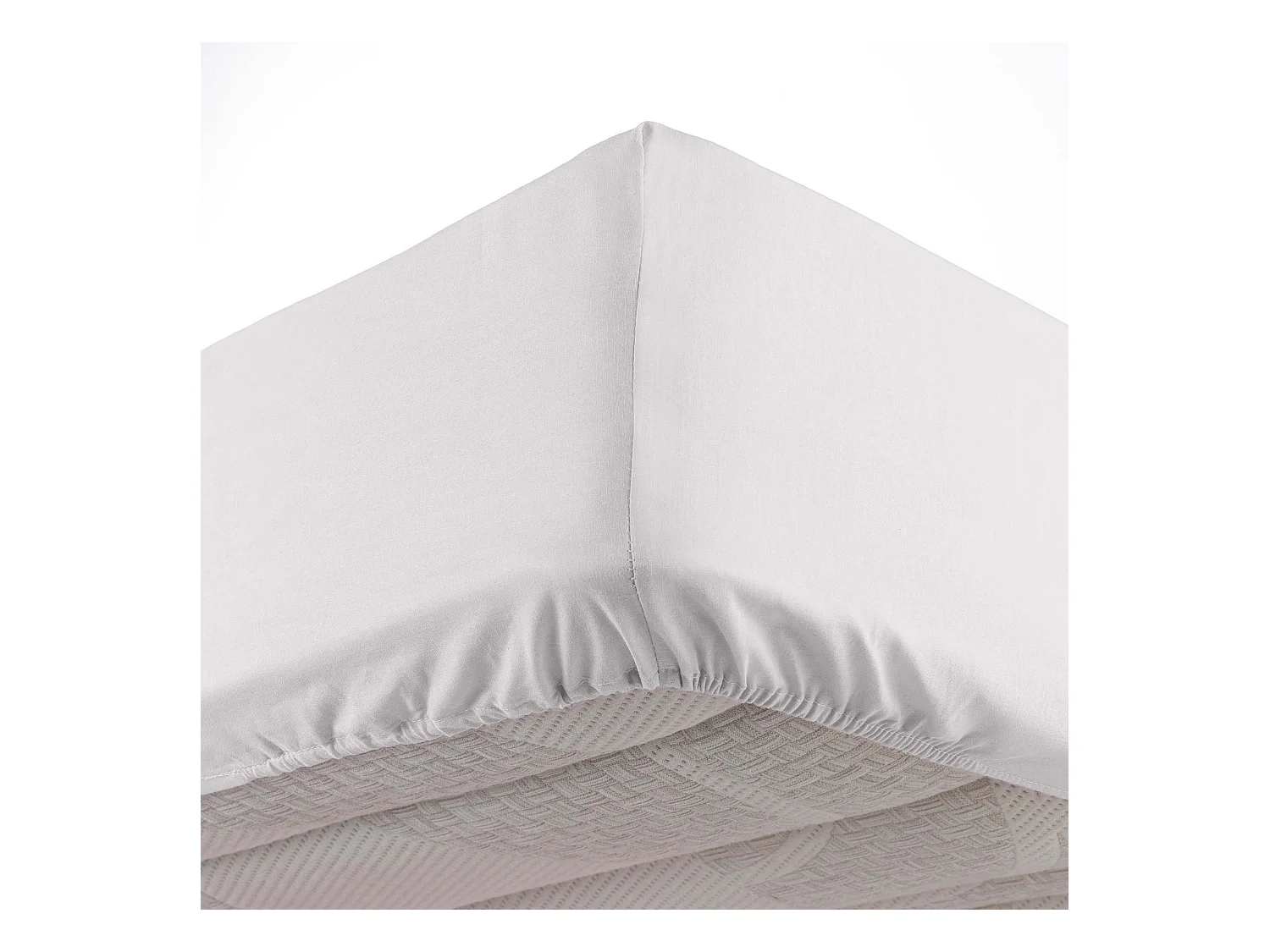 Drap Housse Microfibre "Oscar" 90x190cm Blanc
