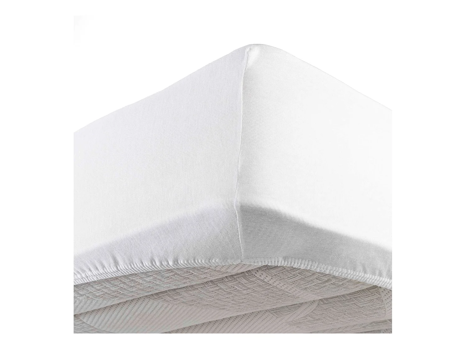 Drap Housse "Jersy" 140x190cm Blanc