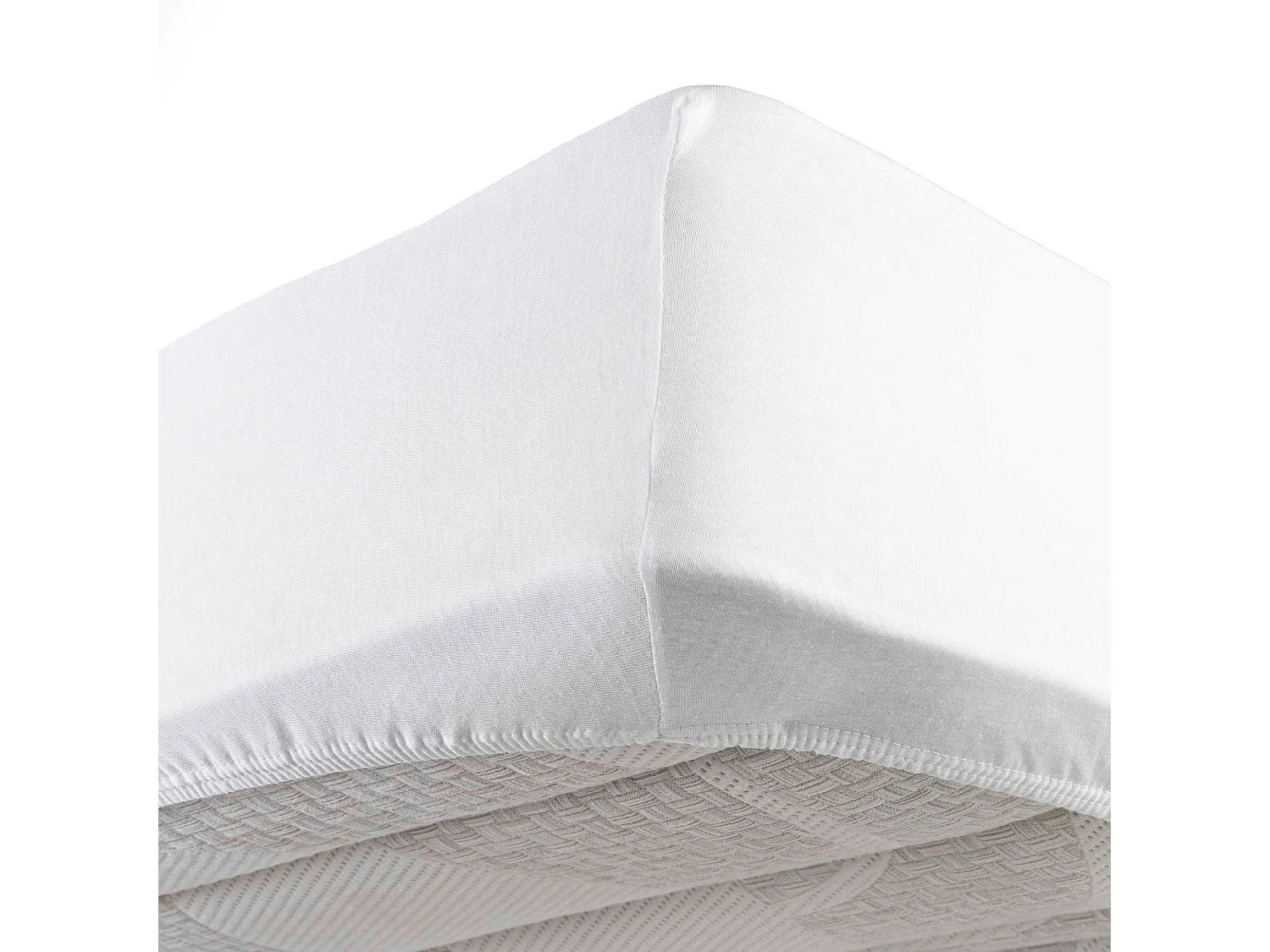 Drap Housse "Jersy" 140x190cm Blanc