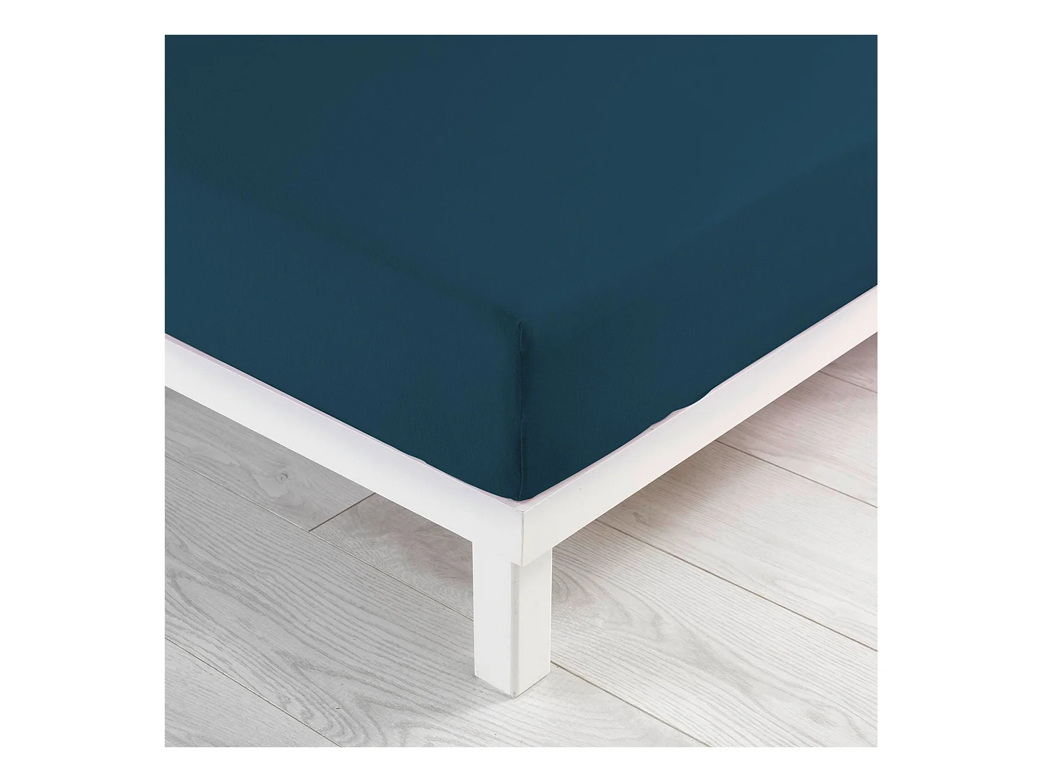 Drap Housse "Jersy" 140x190cm Bleu Nuit