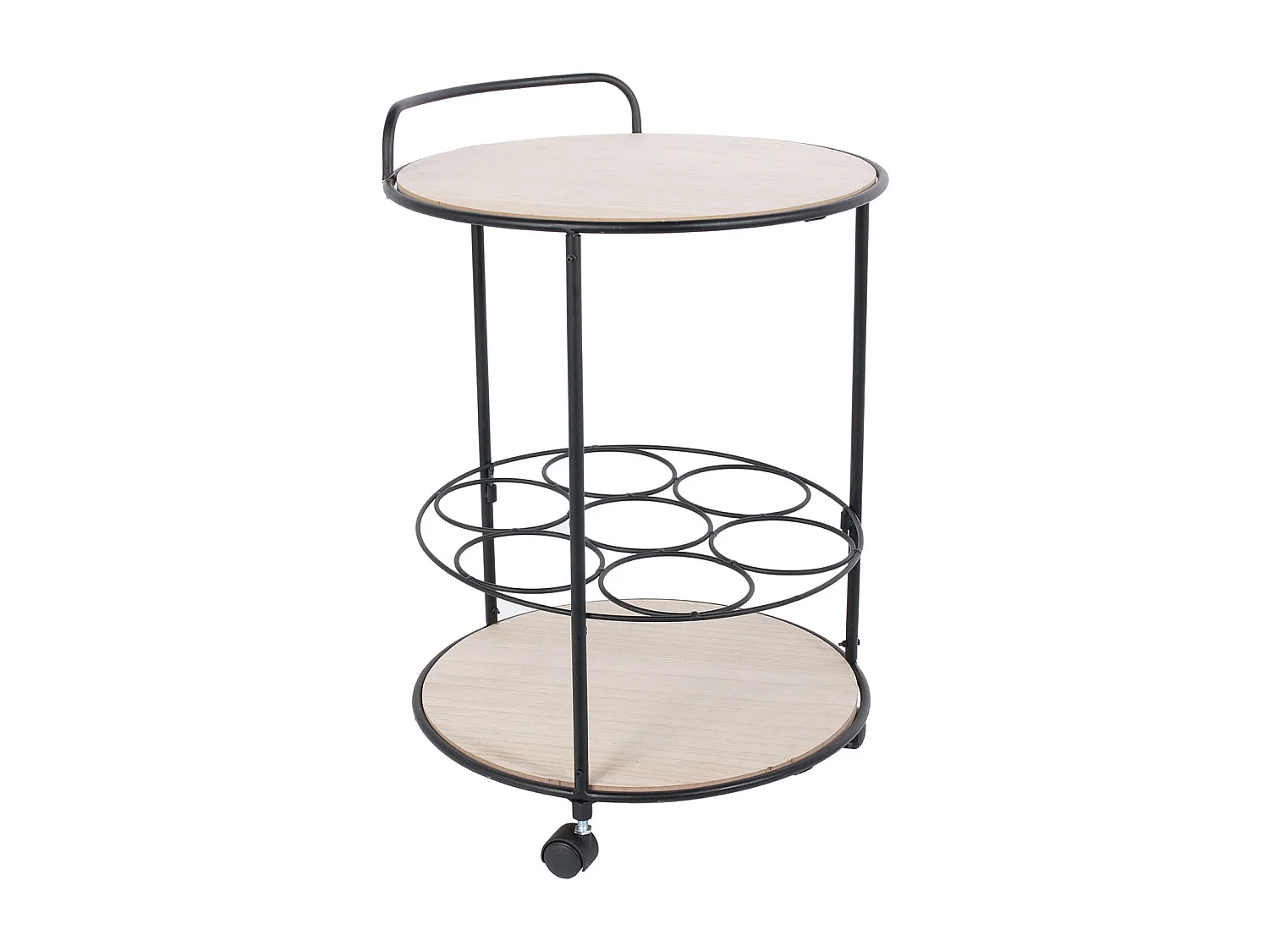 Desserte Porte Bouteille 37x37x60cm