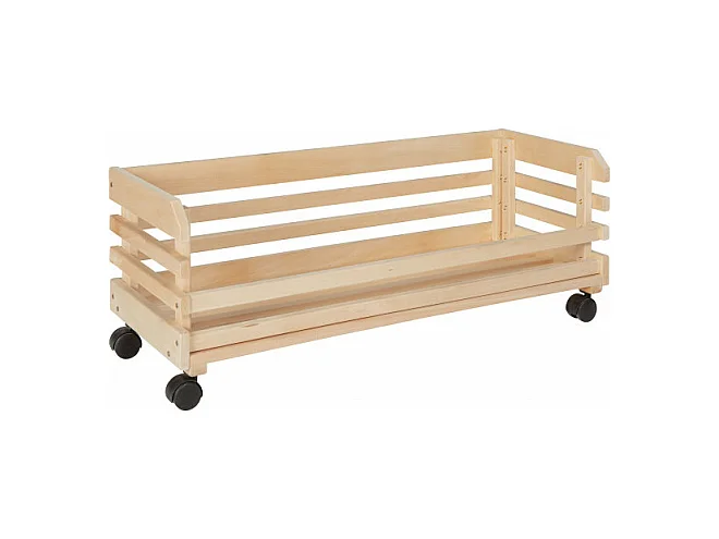 Desserte 3 Cageots en Bois "Vegetable" 79cm Naturel