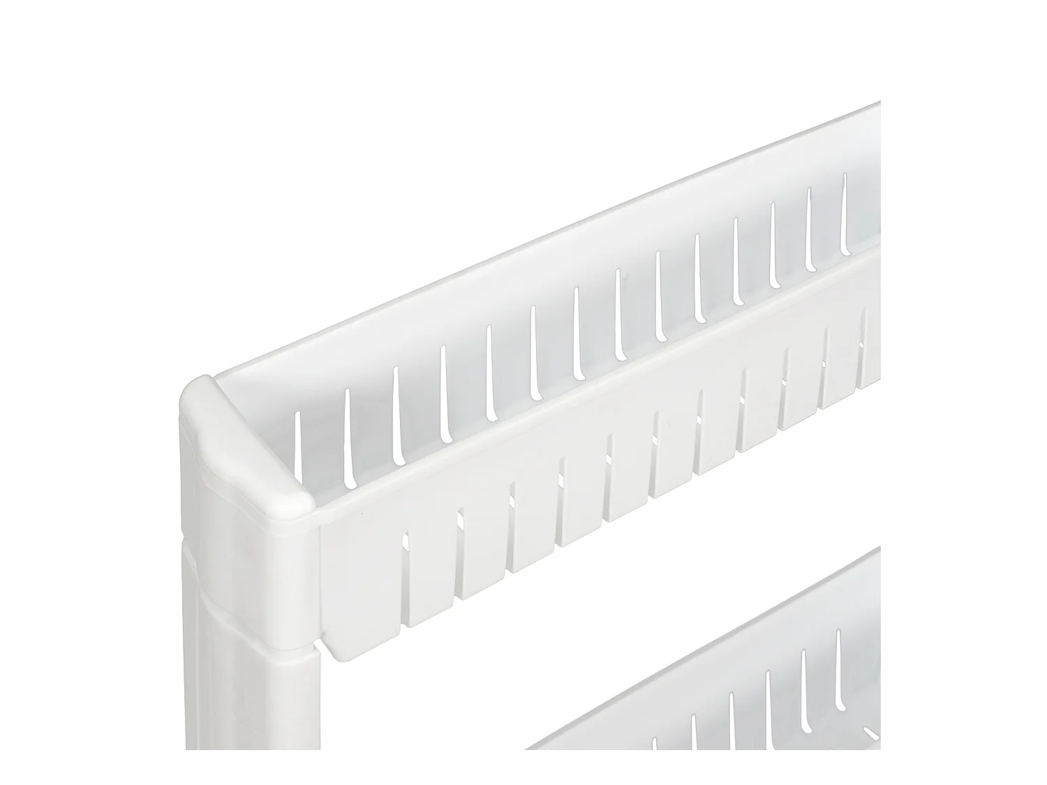 Etagere A Roulettes 3 Niveaux Blanc