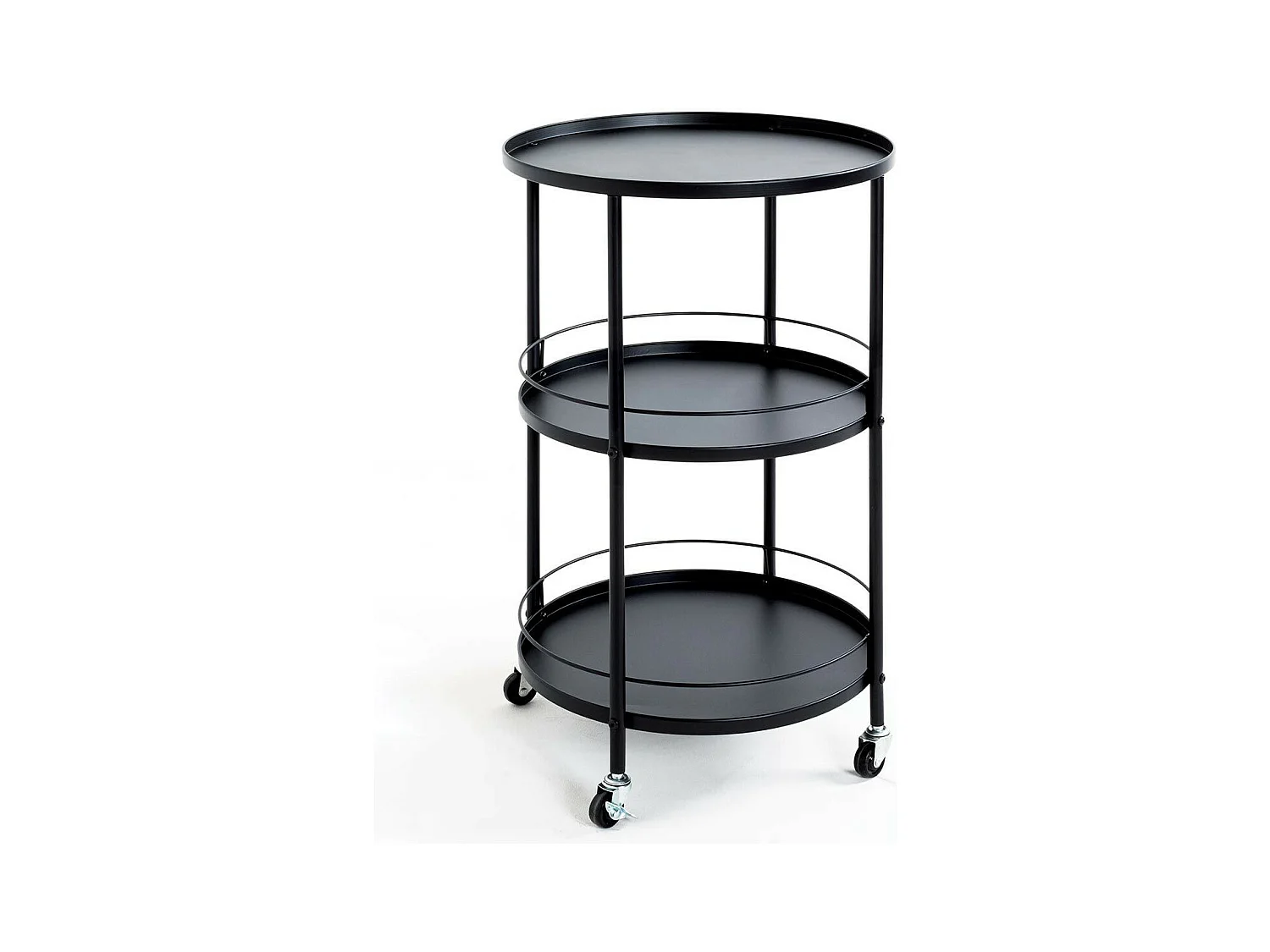 Desserte de Cuisine Design "Baro" 75cm Noir