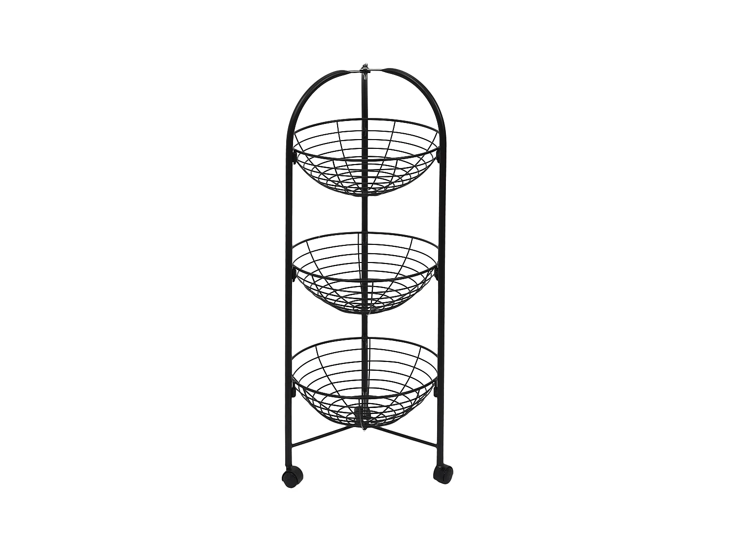 Desserte 3 Niveaux Ronde Noire Noir