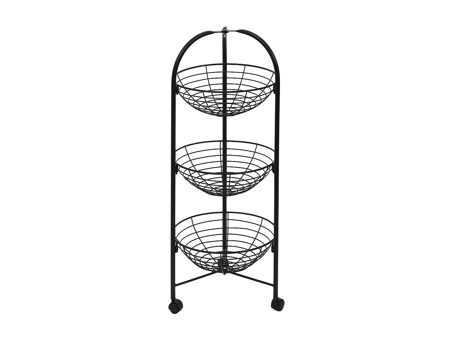 Desserte 3 Niveaux Ronde Noire Noir