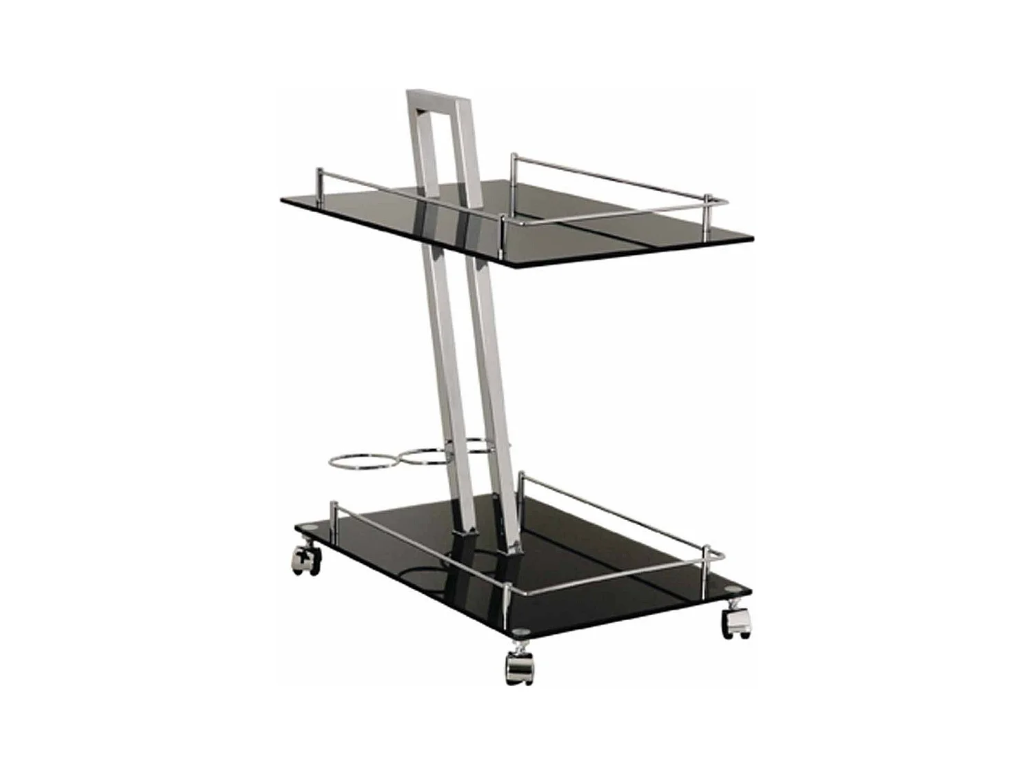 Desserte de Cuisine Design "Revue" 72cm Noir