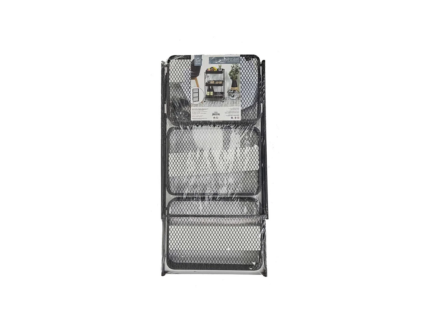 Desserte Pliante Noir Noir