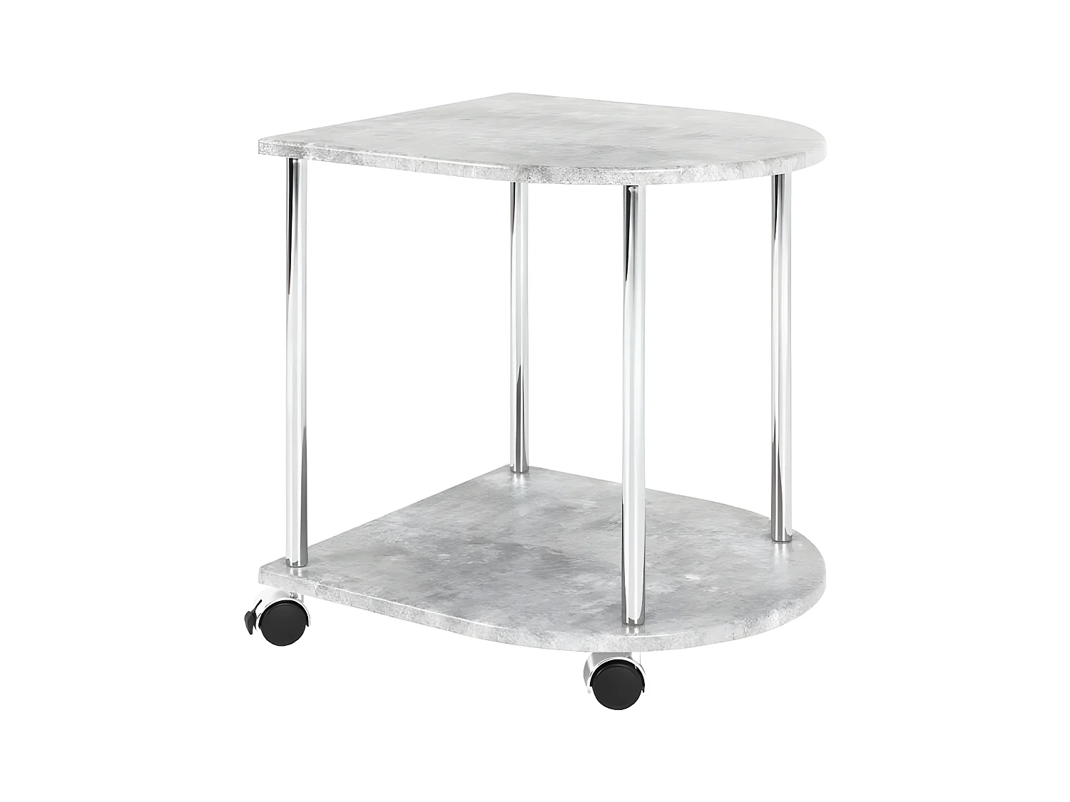 Desserte de Cuisine Effet Béton "Miguel" 45cm Gris