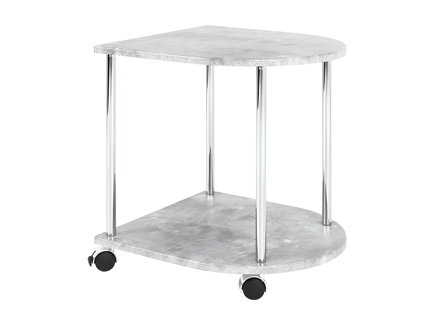 Desserte de Cuisine Effet Béton "Miguel" 45cm Gris