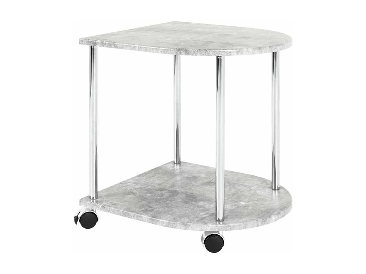 Desserte de Cuisine Effet Béton "Miguel" 45cm Gris