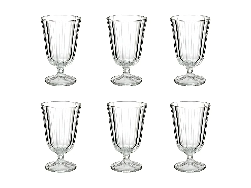 Lot de 6 Verres à Vin "Julia" 25cl Transparent