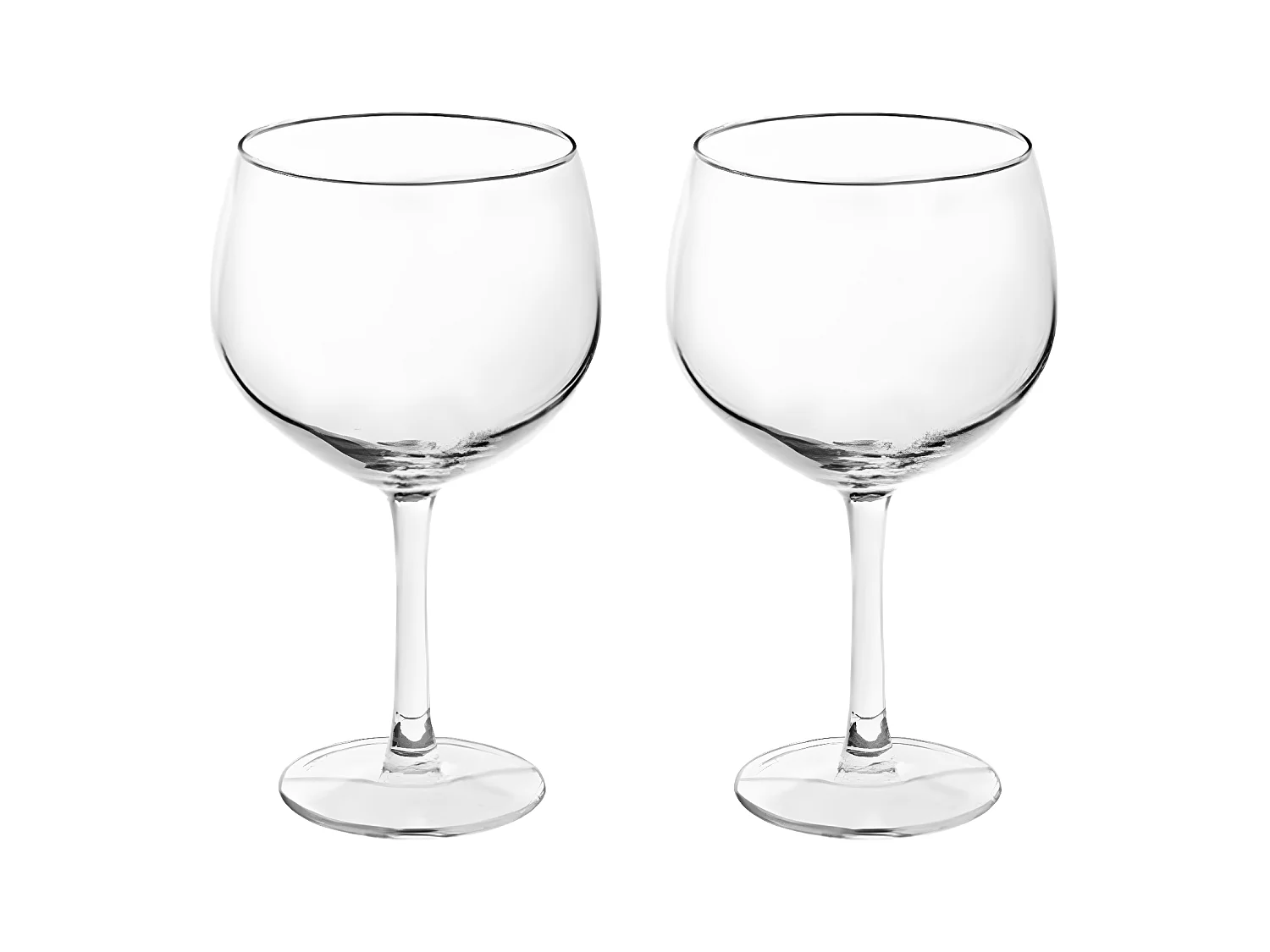 Lot de 2 Verres à Vin "Bourgogne" 65cl Transparent