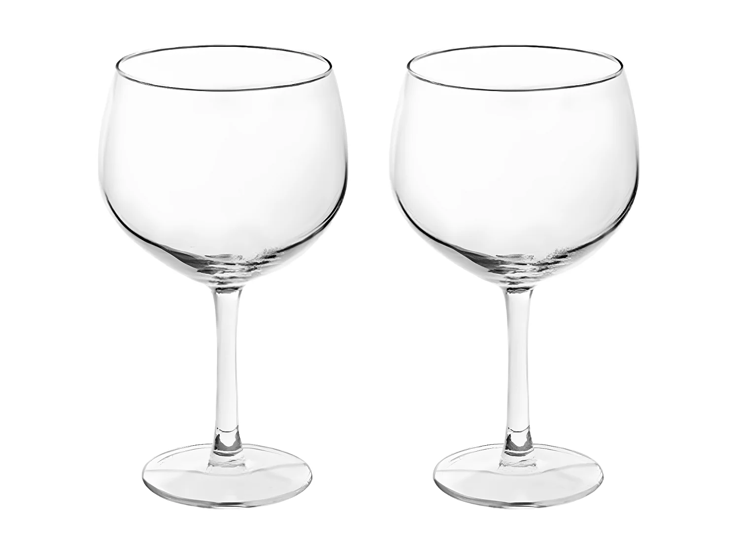 Lot de 2 Verres à Vin "Bourgogne" 65cl Transparent
