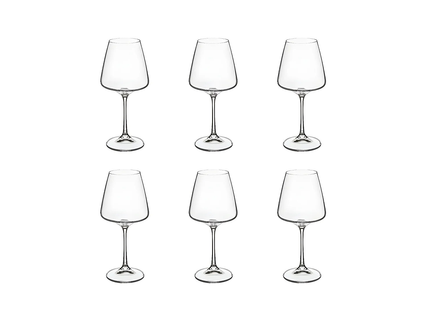 Lot de 6 Verres à Vin "Selenga" 36cl Transparent