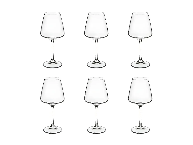 Lot de 6 Verres à Vin "Selenga" 36cl Transparent