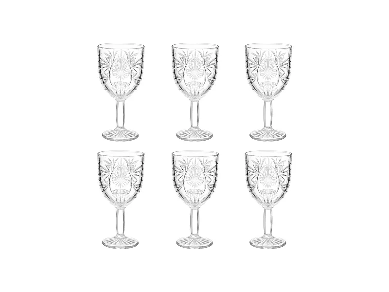 Lot de 6 Verres à Vin "Ayla" 29cl Transparent