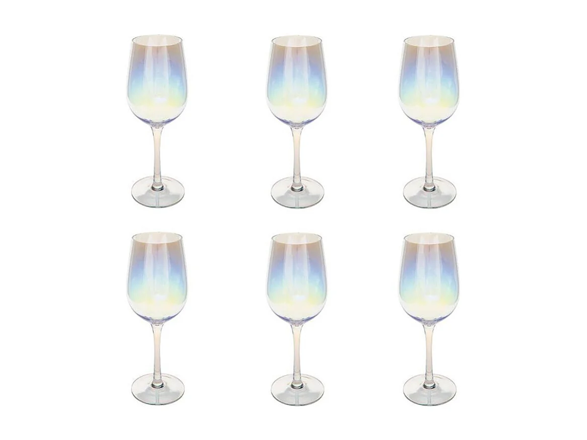 Lot de 6 Verres à Vin "Fantasy" 38cl Transparent