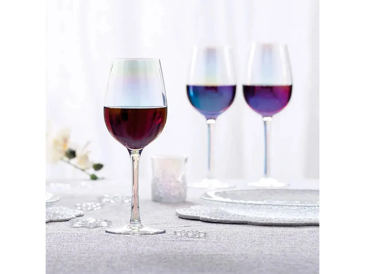 Lot de 6 Verres à Vin "Fantasy" 38cl Transparent