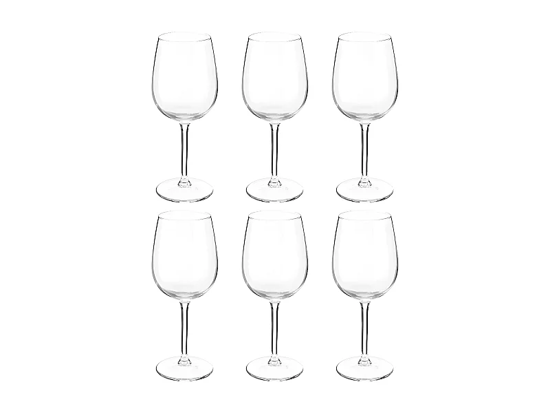 Lot de 6 Verres à Vin "Orpea" 36cl Transparent