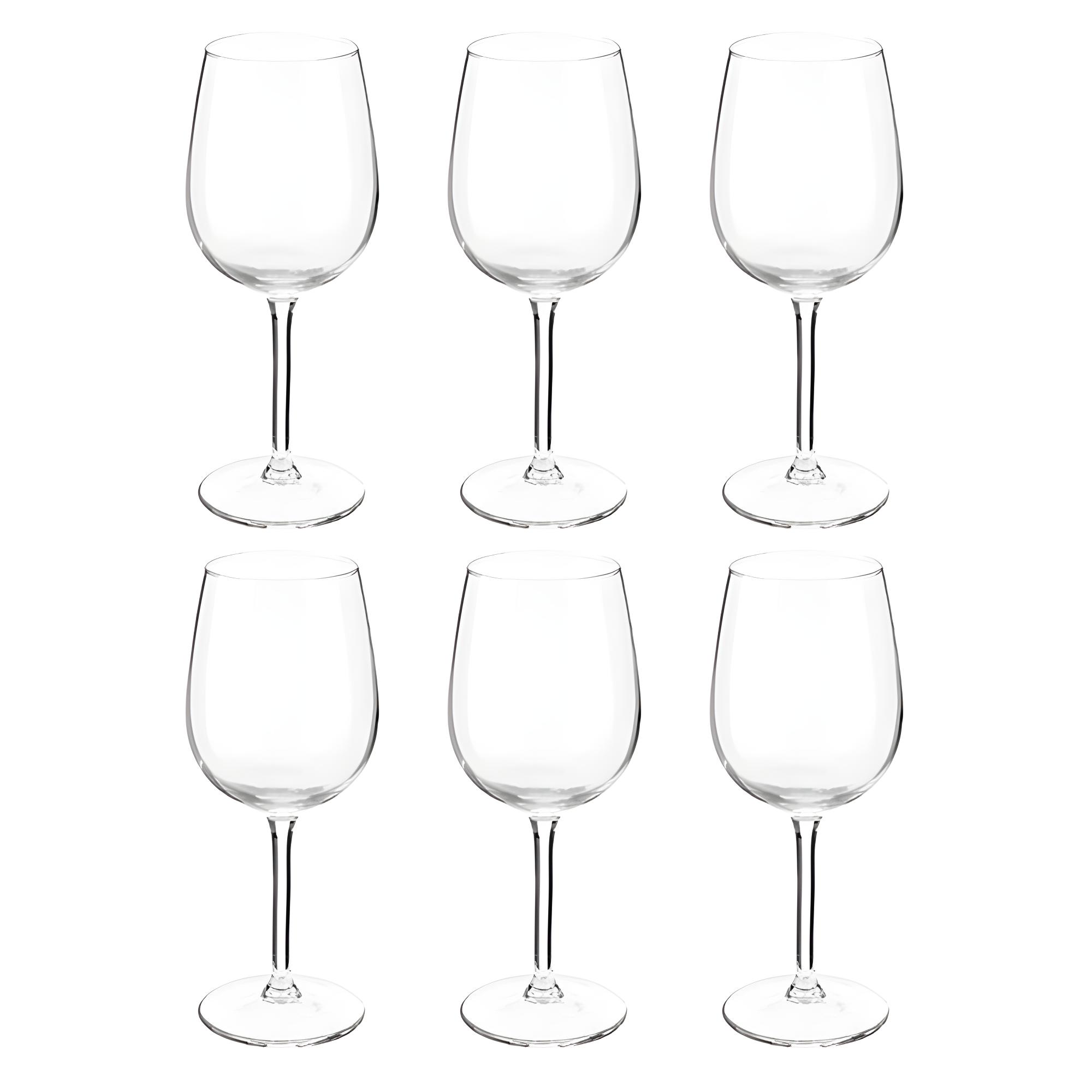 Lot de 6 Verres à Vin Orpea 36cl Transparent