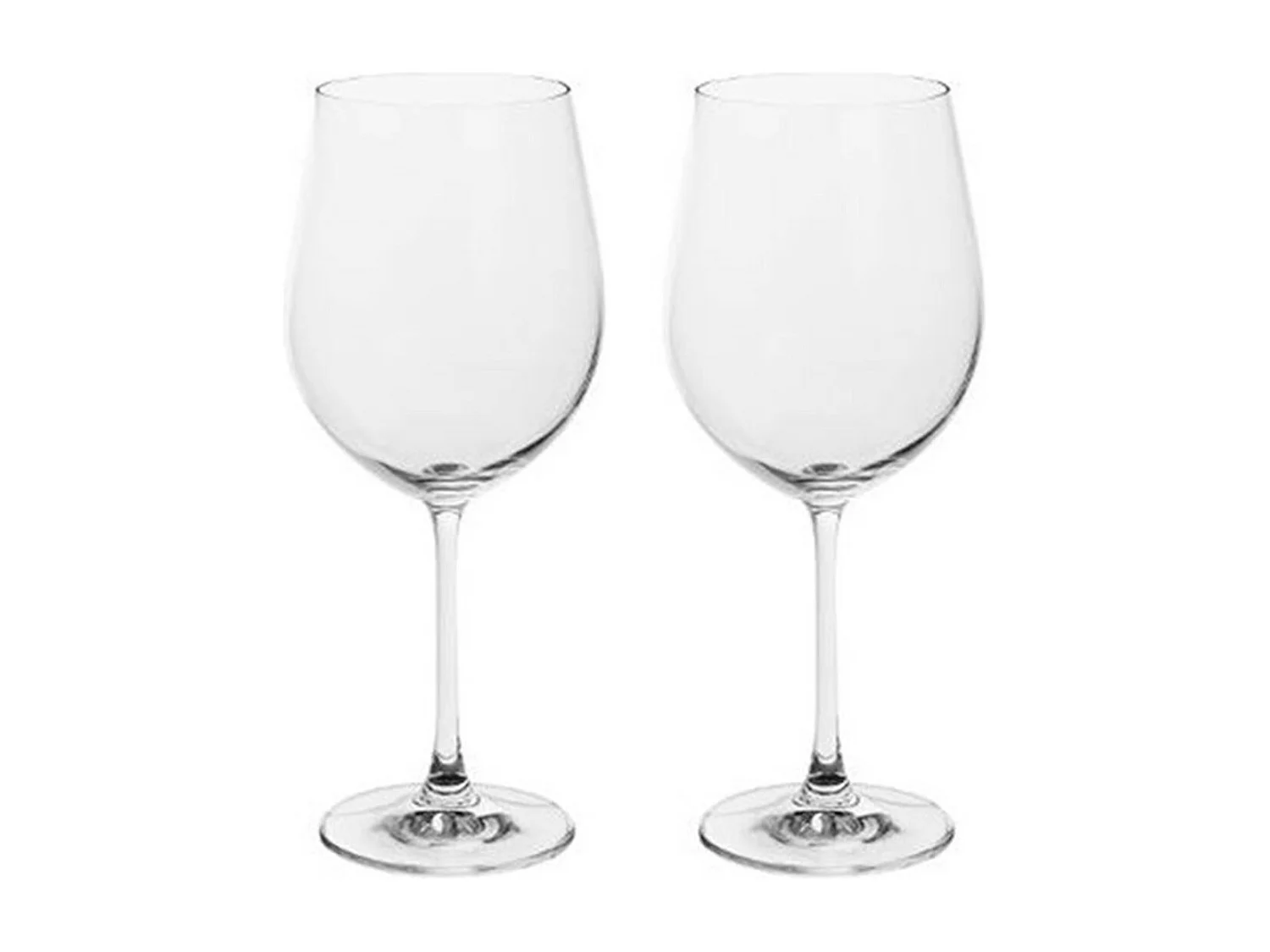 Lot de 2 Verres à Vin "Bordeaux" 61cl Transparent