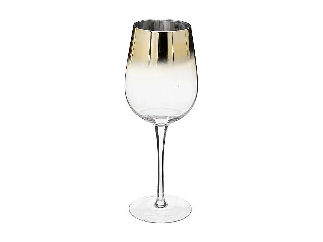 Lot de 6 Verres à Vin "Arya" 38cl Or