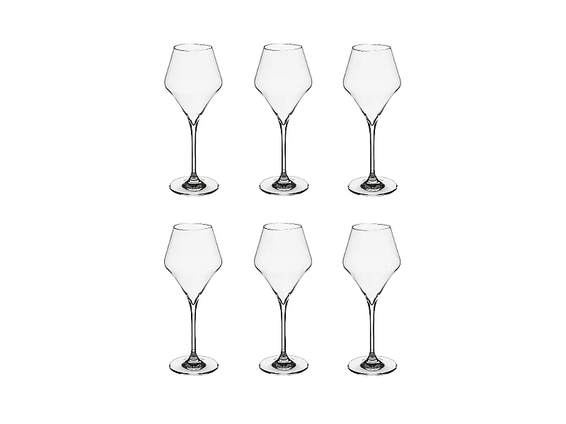 Lot de 6 Verres à Vin "Clarillo" 27cl Transparent