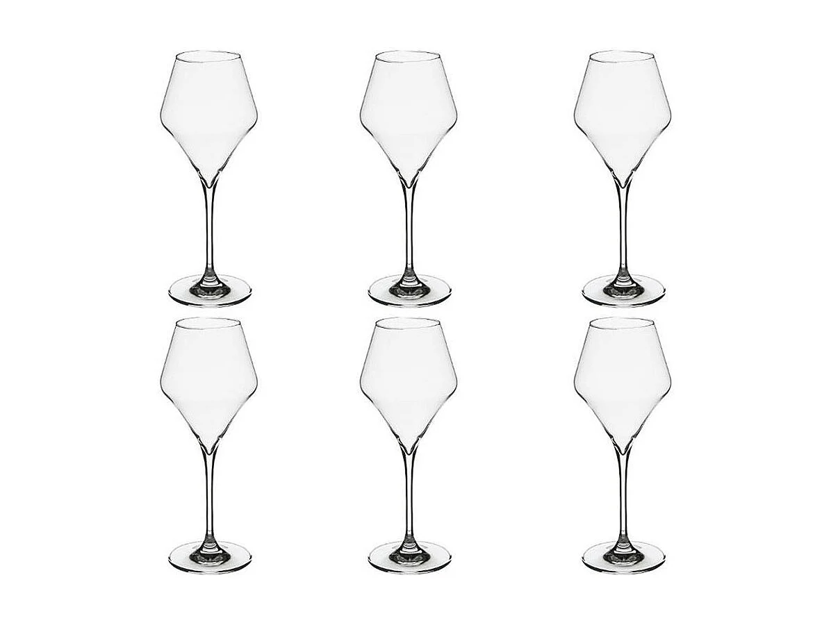 Lot de 6 Verres à Vin "Clarillo" 27cl Transparent