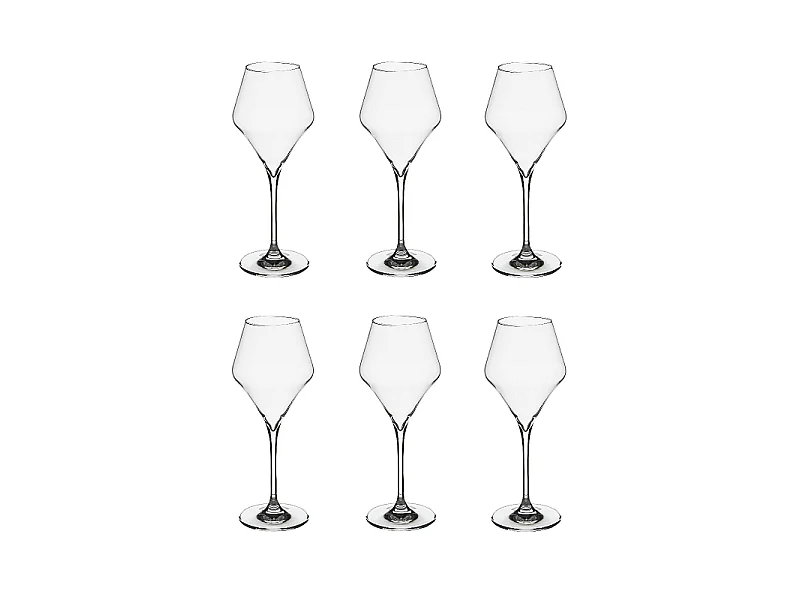 Lot de 6 Verres à Vin "Clarillo" 27cl Transparent