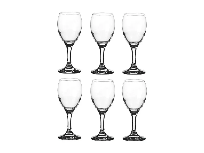 Lot de 6 Verres à Vin "Viticole" 21cl Transparent