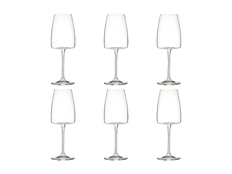 Lot de 6 Verres à Vin "Angara" 42cl Transparent