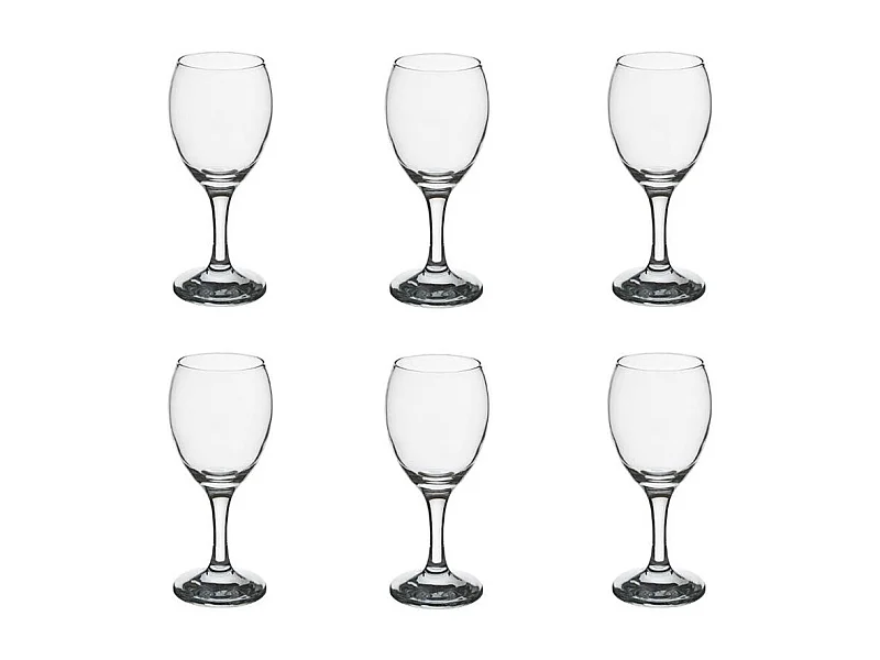 Lot de 6 Verres à Vin "Impérial" 20cl Transparent
