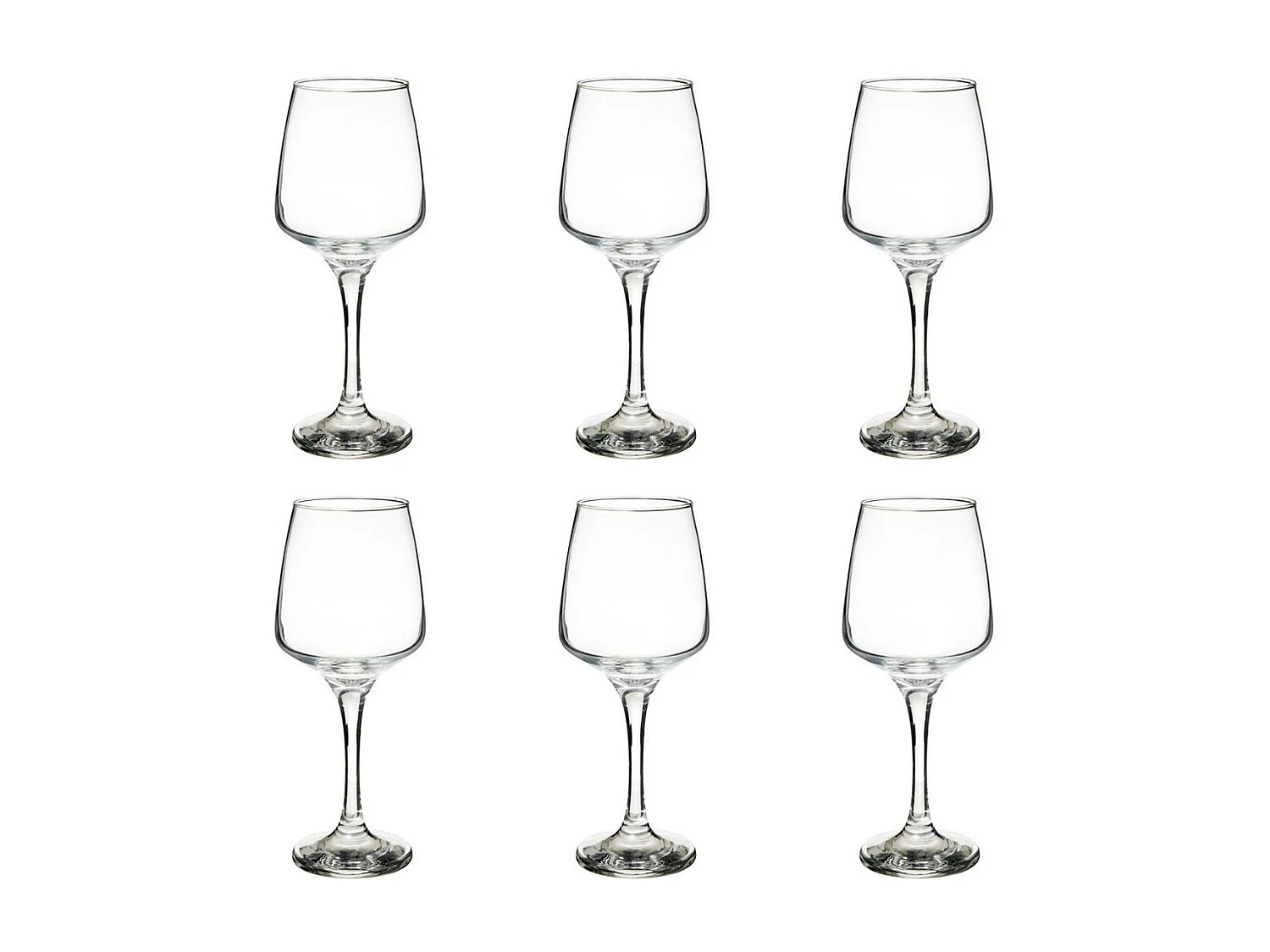Lot de 6 Verres à Vin "Elaya" 29cl Transparent