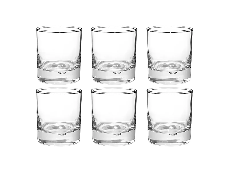 Lot de 6 Gobelets Bas "Georgi'Eau" 30cl Transparent