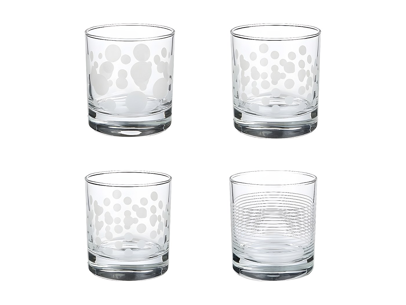 Lot De 2 Gobelets à Eau Anciens Libbey Harvard - Verre Taillé Cristal - ±120 Ans - Occasion